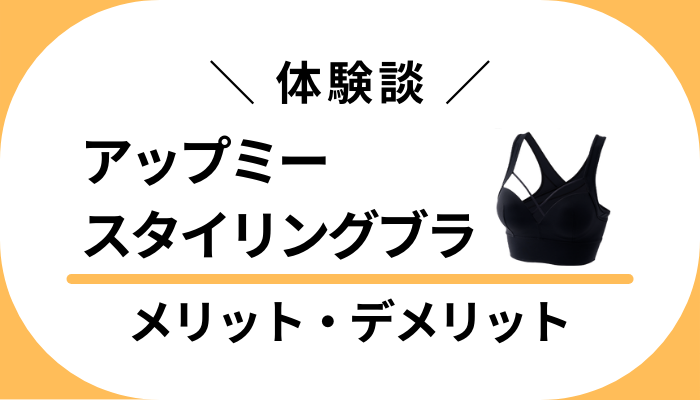 【私の体験談】育乳出来る？アップミースタイリングブラのメリット・デメリット