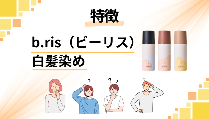 b.ris（ビーリス）白髪染めの特徴