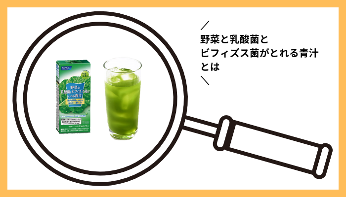 野菜と乳酸菌とビフィズス菌がとれる青汁とは