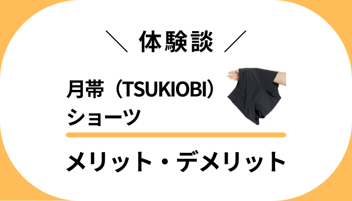 【体験談】月帯（TSUKIOBI）ショーツを使って感じたメリット・デメリット