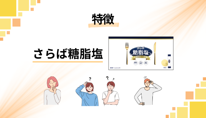 さらば糖脂塩サプリの特徴
