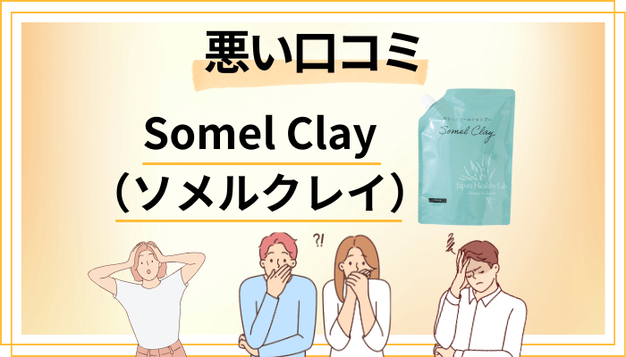 Somel Clay（ソメルクレイ）の悪い口コミ評価