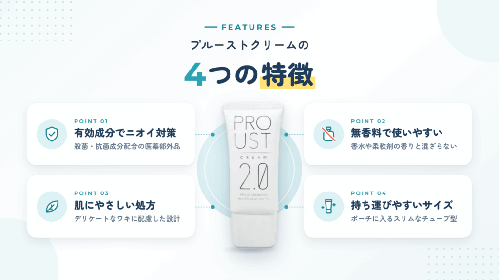 プルーストクリームの特徴