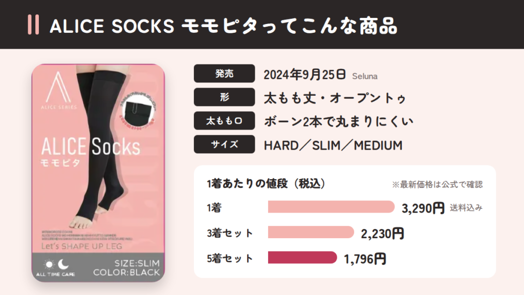 アリスソックスとは？値段・サイズ・公式情報を先に整理