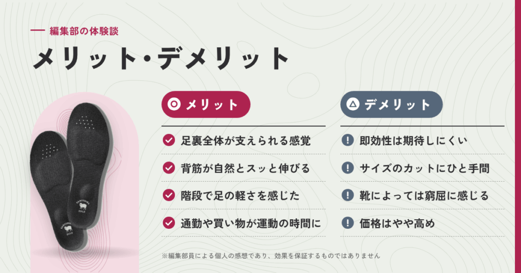 【体験談】カモシカソールを履いて感じたメリット・デメリット