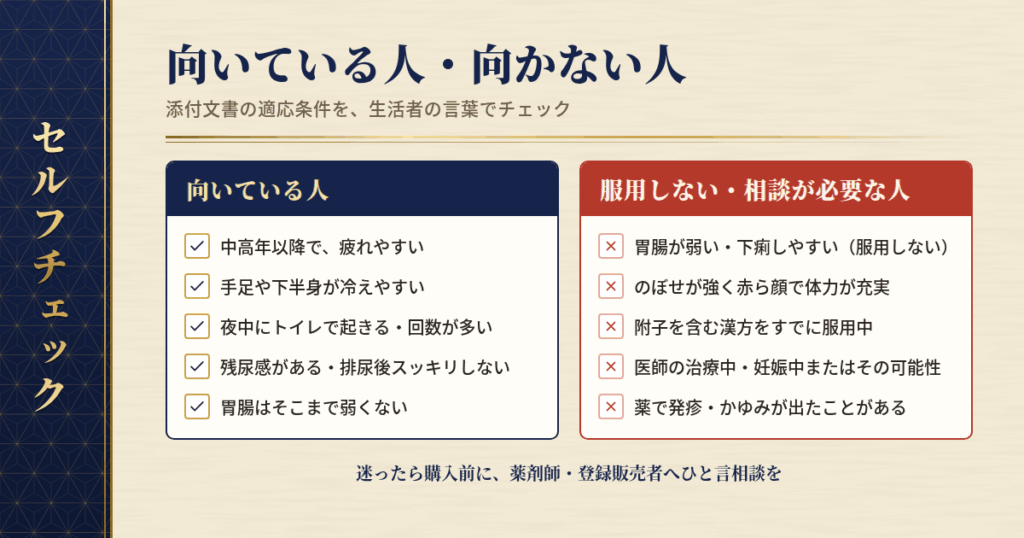 向いている人・向かない人のセルフチェックリスト