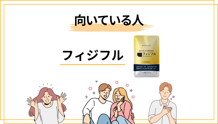 フィジフルが「合う傾向の人」と「他を検討した方がよさそうな人」