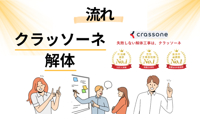 クラッソーネの解体の流れ