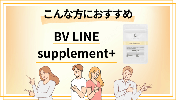 【まとめ】BV LINE supplement+はこんな方におすすめ