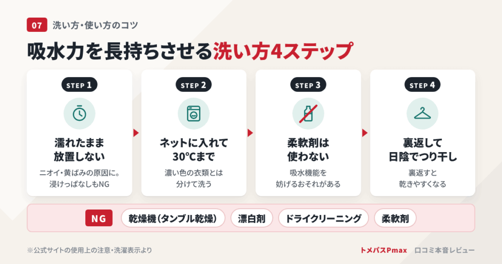 買ったあとに後悔しないための、洗い方と使い方のコツ