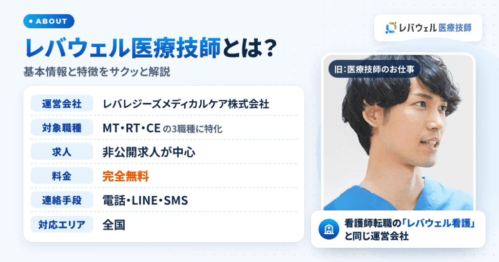 レバウェル医療技師とは？基本情報と特徴をサクッと解説