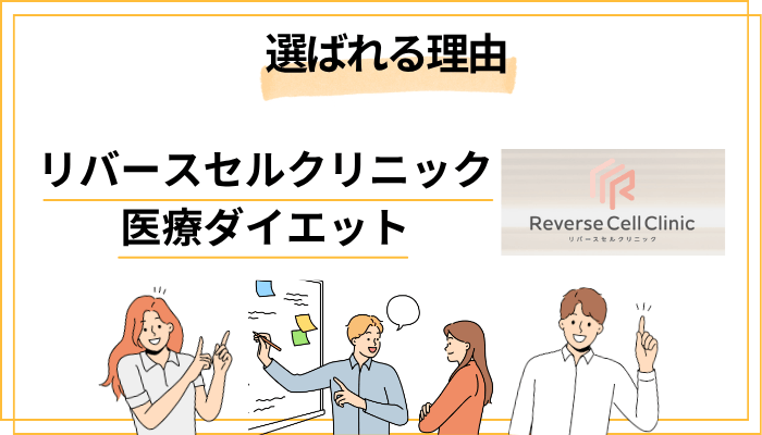 リバースセルクリニックが選ばれる6つの理由