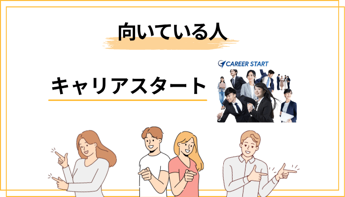 キャリアスタートが向いている人・向いていない人