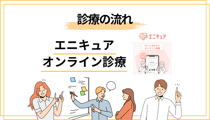 エニキュアのオンライン診療の流れを解説【予約から薬の受け取りまで】