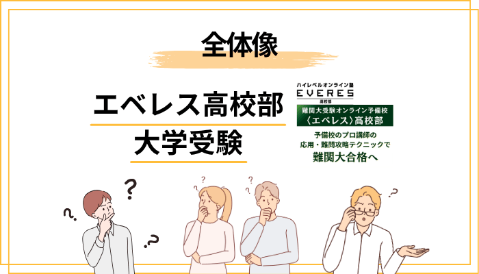 エベレス高校部とは？大学受験向けオンライン塾の全体像