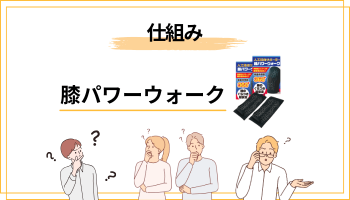 そもそも”人工筋肉サポーター”とは何か：膝パワーウォークの仕組み