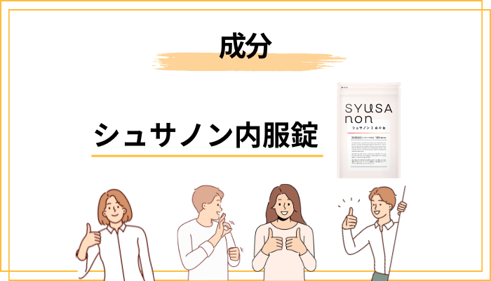 シュサノン内服錠の成分は「清上防風湯」がベース