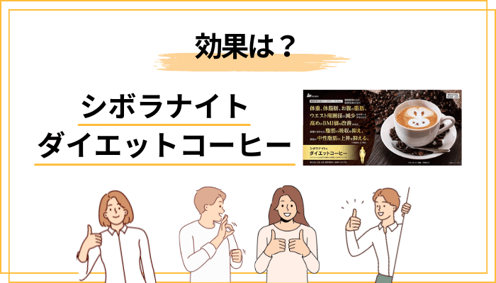 シボラナイト ダイエットコーヒーの効果について（届出表示の範囲で）