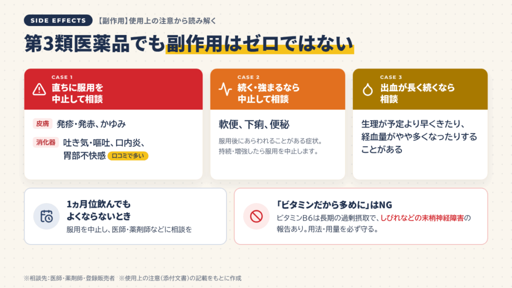 【副作用】公式の使用上の注意から見る本当のリスク