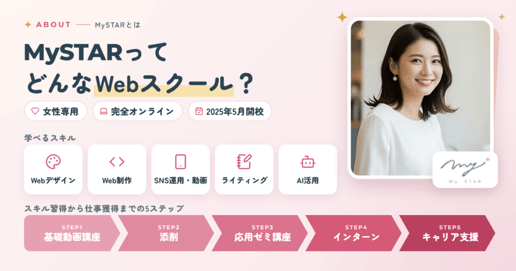 そもそもMySTAR(マイスター)とはどんなWebスクール?