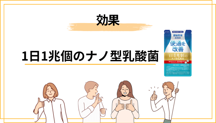 1日1兆個のナノ型乳酸菌の効果は?届出された機能性を正しく知る