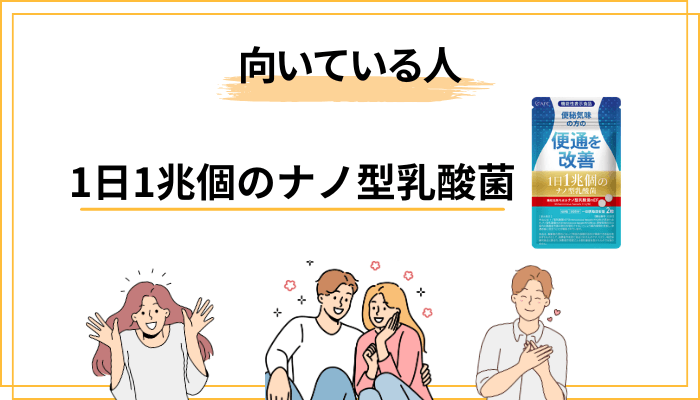 このサプリが向いている人・そうでない人