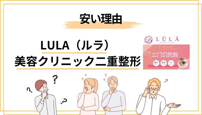 安いのに大丈夫？LULA（ルラ）美容クリニックの料金が安い理由
