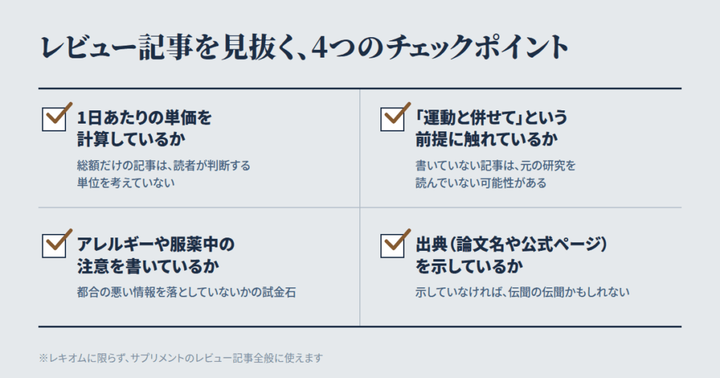ブログのレビュー記事はどこまで信じていい?見抜くための4つのチェックポイント