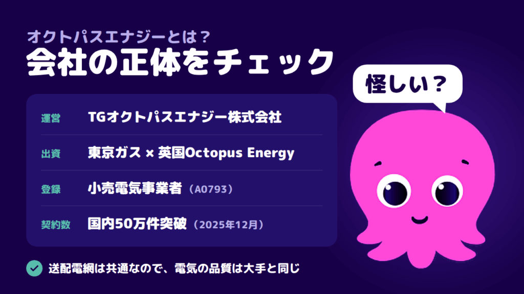 オクトパスエナジーとは?「怪しい」「やばい」と言われる理由と会社の正体