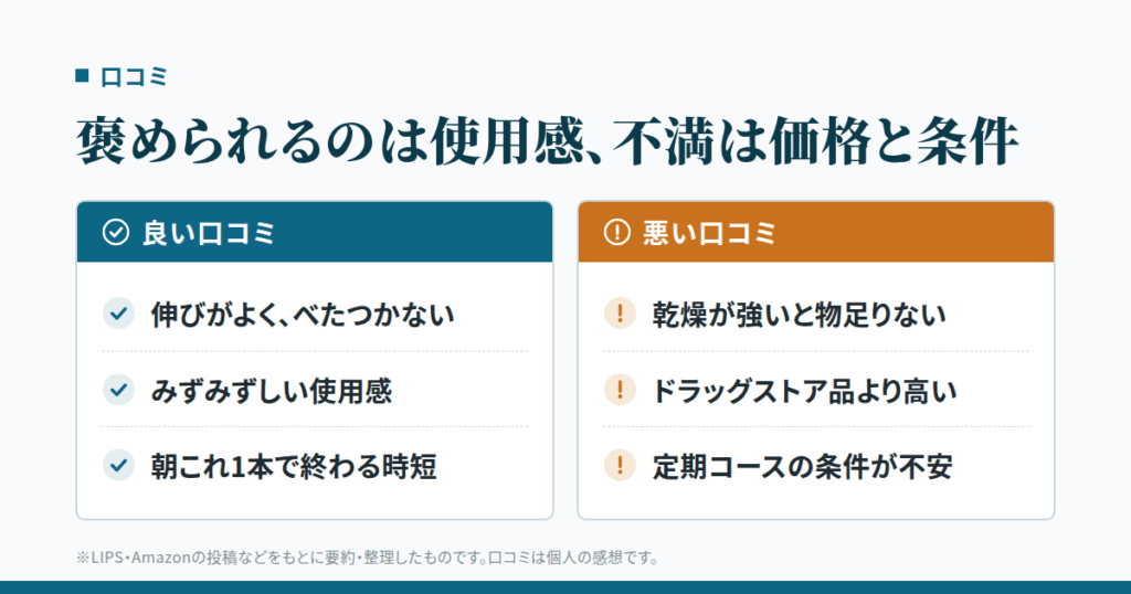 TOLUX（トルーク）の良い口コミ・悪い口コミを公平に要約する